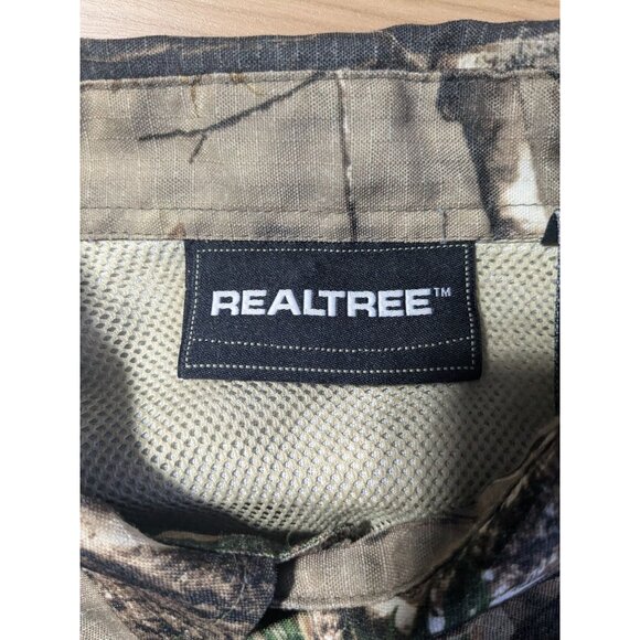 Realtree Mens Camouflage Hunting Shirt Ripstop Long Sleeve Vent Outdoor Fishing - Picture 13 of 16